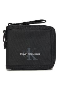 Calvin Klein Jeans Mały Portfel Męski Sport Essentials Compact Zip Ut K50K510774 Czarny. Kolor: czarny