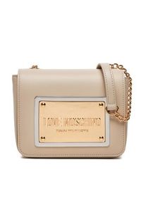 Love Moschino - LOVE MOSCHINO Torebka JC4357PP0IK1211A Beżowy. Kolor: beżowy. Materiał: skórzane #3