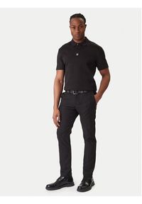 Hugo - HUGO Polo Deabono_D 50517638 Czarny Regular Fit. Typ kołnierza: polo. Kolor: czarny. Materiał: bawełna #4