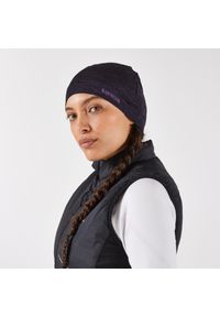 KIPRUN - Czapka do biegania Kiprun seamless. Kolor: fioletowy. Materiał: materiał, poliester, elastan, poliamid. Styl: sportowy #1