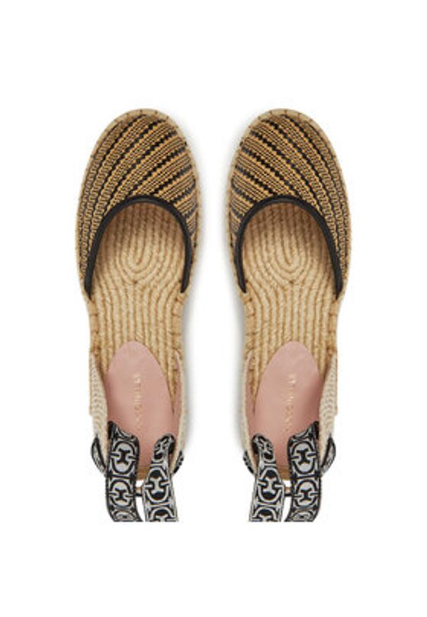 Coccinelle Espadryle E4 SRK 22 02 01 Beżowy. Kolor: beżowy. Materiał: materiał