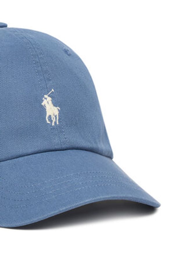 Polo Ralph Lauren Czapka z daszkiem 211912843063 Niebieski. Kolor: niebieski. Materiał: materiał, bawełna
