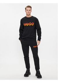 Hugo Bluza Ditmo 50504813 Czarny Regular Fit. Kolor: czarny. Materiał: bawełna