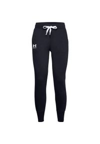 Spodnie damskie Under Armour Rival Fleece czarne. Kolor: czarny