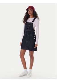 Tommy Jeans Sukienka jeansowa DW0DW22555 Granatowy Regular Fit. Kolor: niebieski. Materiał: bawełna #3