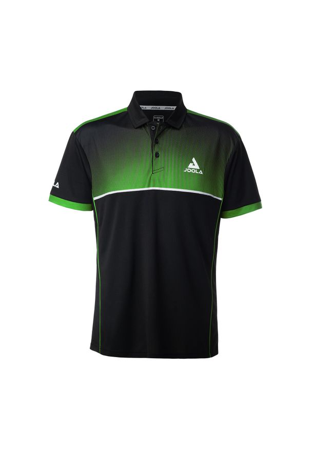 JOOLA - Polo Joola Edge. Typ kołnierza: polo. Kolor: wielokolorowy, czarny, zielony. Styl: elegancki, sportowy