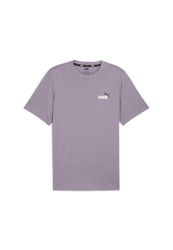 Koszulka Sportowa Męska Puma Ess+ 2 Col Small Logo. Kolor: fioletowy