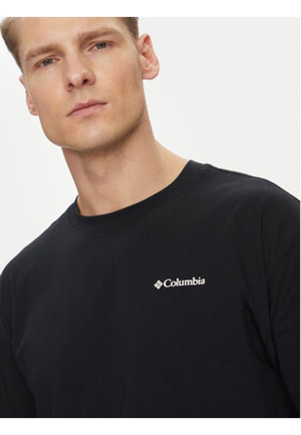 columbia - Columbia T-Shirt Butte™ 2071701 Czarny Relaxed Fit. Kolor: czarny. Materiał: bawełna