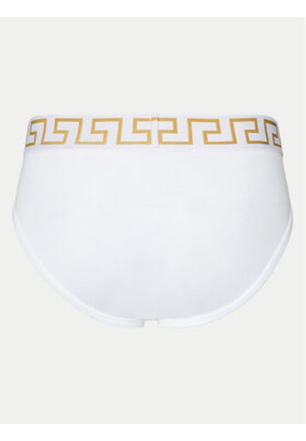 VERSACE - Versace Slipy AU10027 1A10011 Biały. Kolor: biały. Materiał: bawełna