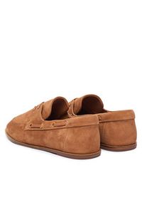 Calvin Klein Półbuty Ess Boatshoe Suede HW0HW03290 Brązowy. Kolor: brązowy. Materiał: zamsz, skóra #4