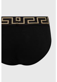 VERSACE - Versace slipy (3-pack) męskie. Kolor: czarny #2
