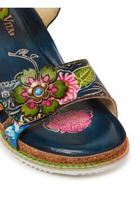 Laura Vita Sandały Bonito 13 Granatowy. Kolor: niebieski. Materiał: skóra #4