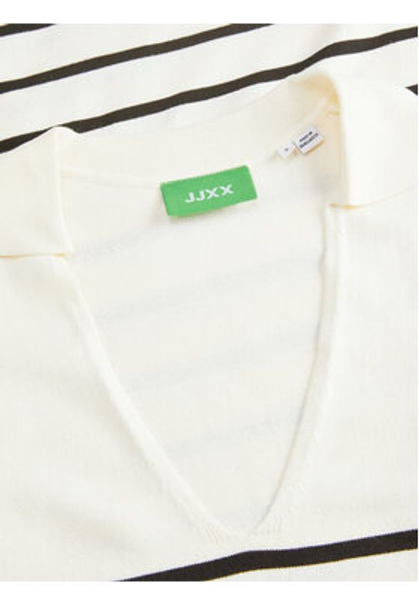 JJXX Sukienka dzianinowa Layla 12269784 Écru Regular Fit. Materiał: wiskoza