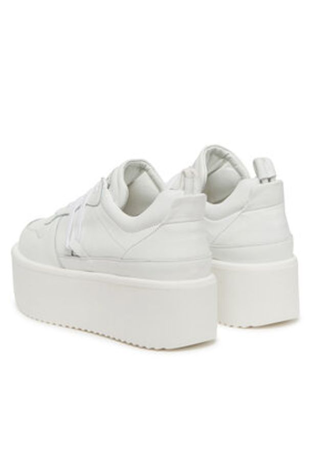 Inuikii Sneakersy Colette Low 30102-800 Biały. Kolor: biały. Materiał: skóra