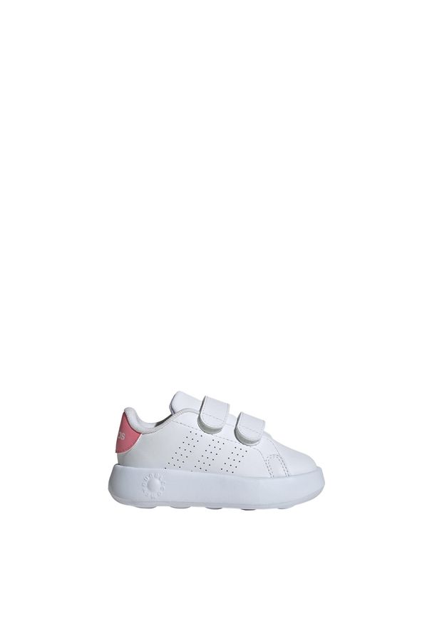 Adidas - Buty Advantage Kids. Kolor: czarny, różowy, biały, wielokolorowy. Materiał: materiał. Model: Adidas Advantage. Sport: turystyka piesza