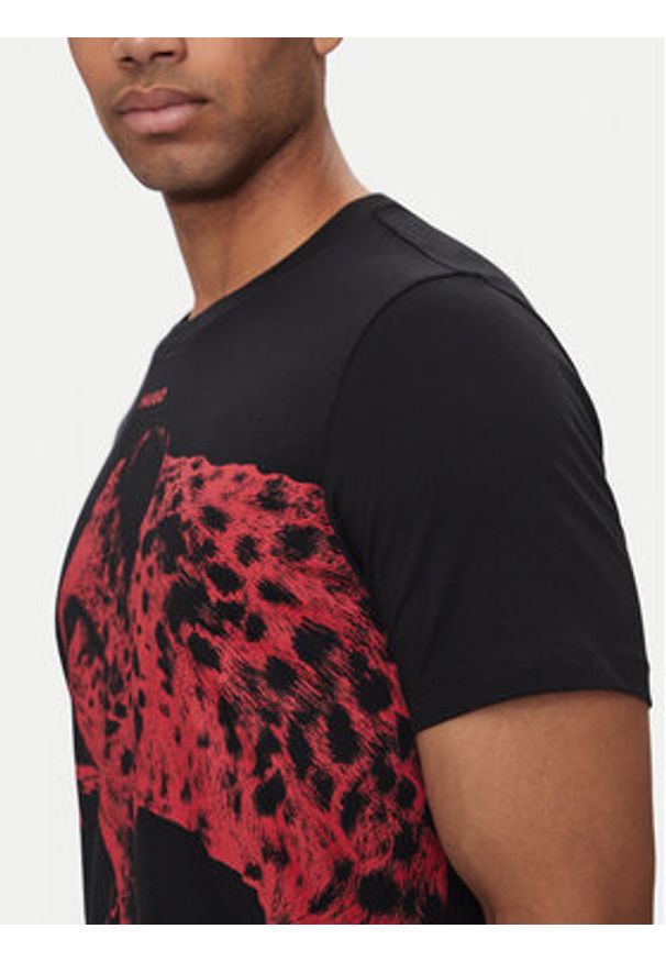 Hugo T-Shirt Dikobra 50519013 Czarny Regular Fit. Kolor: czarny. Materiał: bawełna