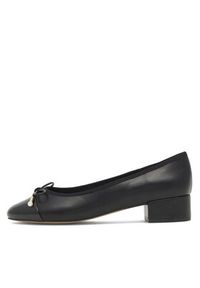 Nine West Baleriny WFA2608-1 Czarny. Kolor: czarny. Materiał: skóra
