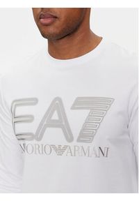 EA7 Emporio Armani Longsleeve 3DPT38 PJMUZ 1100 Biały Regular Fit. Kolor: biały. Materiał: bawełna. Długość rękawa: długi rękaw #3