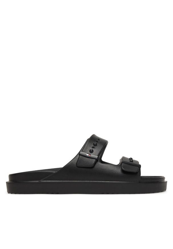 TOMMY HILFIGER - Tommy Hilfiger Klapki Light Adjustable FM0FM05757 Czarny. Kolor: czarny. Materiał: syntetyk