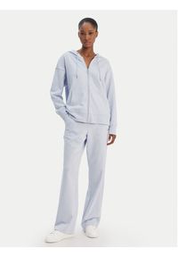 DKNY Sport Bluza DP6J9665 Błękitny Regular Fit. Kolor: niebieski. Materiał: bawełna. Styl: sportowy #4