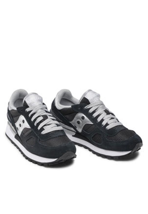 Saucony Sneakersy Shadow Original S1108-671 Czarny. Kolor: czarny. Materiał: skóra, zamsz