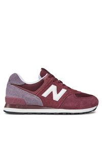 New Balance Sneakersy U574ABO Bordowy. Kolor: czerwony. Materiał: materiał. Model: New Balance 574