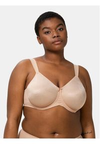 Triumph Biustonosz z fiszbiną Essential Minimizer W X 10166830 Beżowy. Kolor: beżowy. Materiał: syntetyk