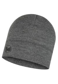 Buff - Czapka dla dorosłych BUFF® Midweight Hat LIGHT Merino. Kolor: szary. Materiał: wełna. Styl: sportowy