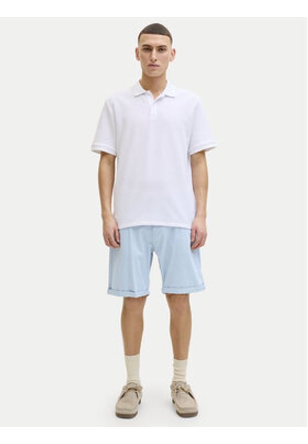 Jack & Jones Szorty jeansowe Rick 12288485 Niebieski Regular Fit. Kolor: niebieski. Materiał: bawełna