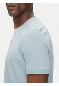 Hugo - HUGO T-Shirt Diragolino212 50447978 Niebieski Regular Fit. Kolor: niebieski. Materiał: bawełna #3