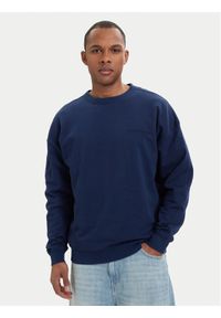 TOMMY HILFIGER - Tommy Hilfiger Bluza Terry UM0UM03910 Granatowy Regular Fit. Kolor: niebieski. Materiał: bawełna #1