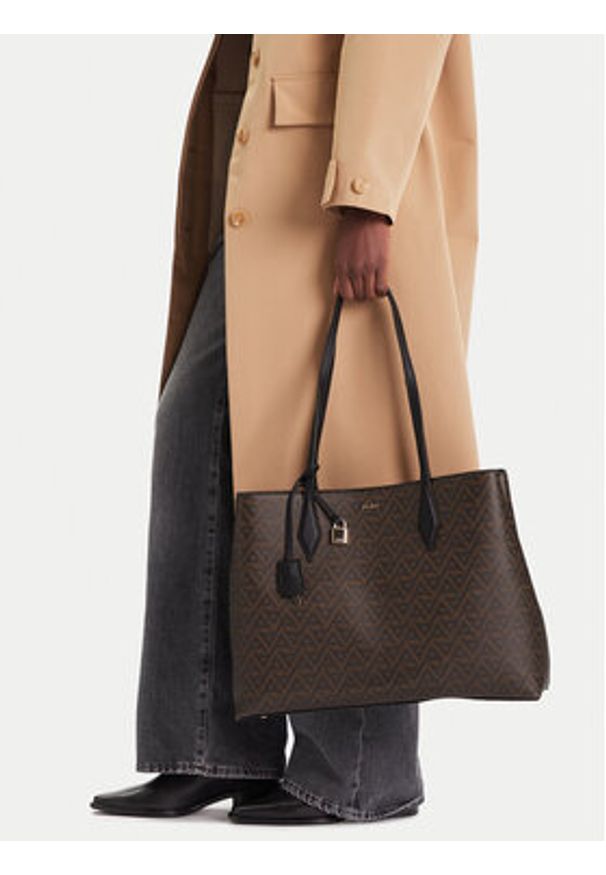 Aldo Torebka Maela 14076941 Brązowy. Kolor: brązowy. Materiał: skórzane