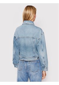 BOSS - Boss Kurtka jeansowa 50474222 Niebieski Regular Fit. Kolor: niebieski. Materiał: bawełna, jeans #3