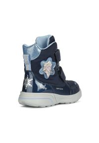 Geox - Śniegowce dziecięce. Nosek buta: okrągły. Zapięcie: rzepy. Kolor: niebieski. Szerokość cholewki: normalna #6