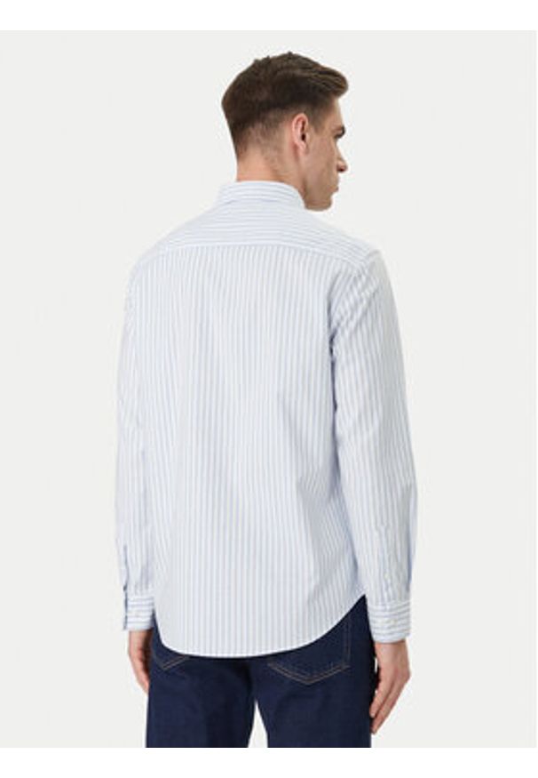 Calvin Klein Jeans Koszula LV04RF100G Błękitny Regular Fit. Kolor: niebieski. Materiał: bawełna
