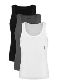 Hugo - HUGO Komplet tank topów 50545681 Kolorowy Slim Fit. Materiał: bawełna. Wzór: kolorowy #1