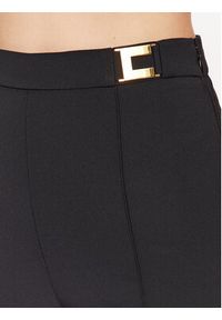 Elisabetta Franchi Spodnie materiałowe PA-004-36E2-V300 Czarny Regular Fit. Kolor: czarny. Materiał: syntetyk, materiał