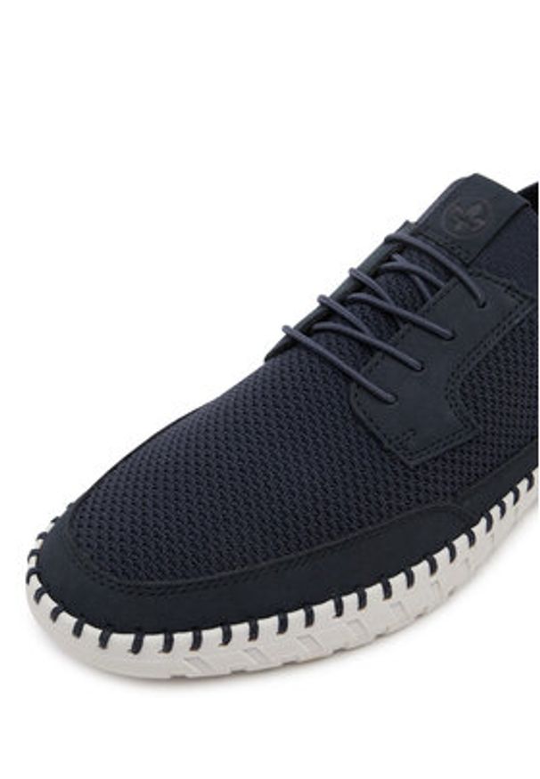 Rieker Sneakersy B2953-14 Granatowy. Kolor: niebieski. Materiał: materiał
