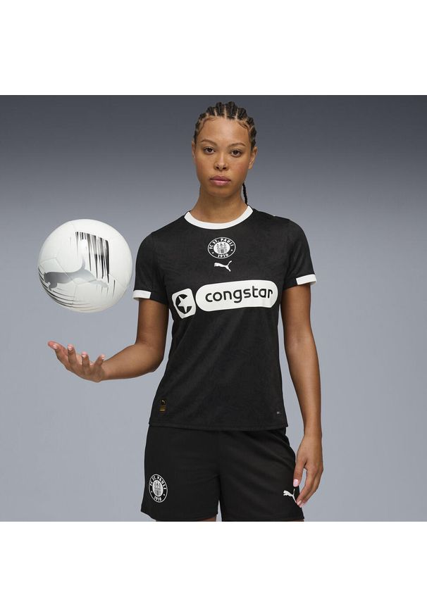 Puma - Damska trzecia koszulka FC St. Pauli 25/26 PUMA Black White. Kolor: czarny, biały, wielokolorowy. Sport: piłka nożna