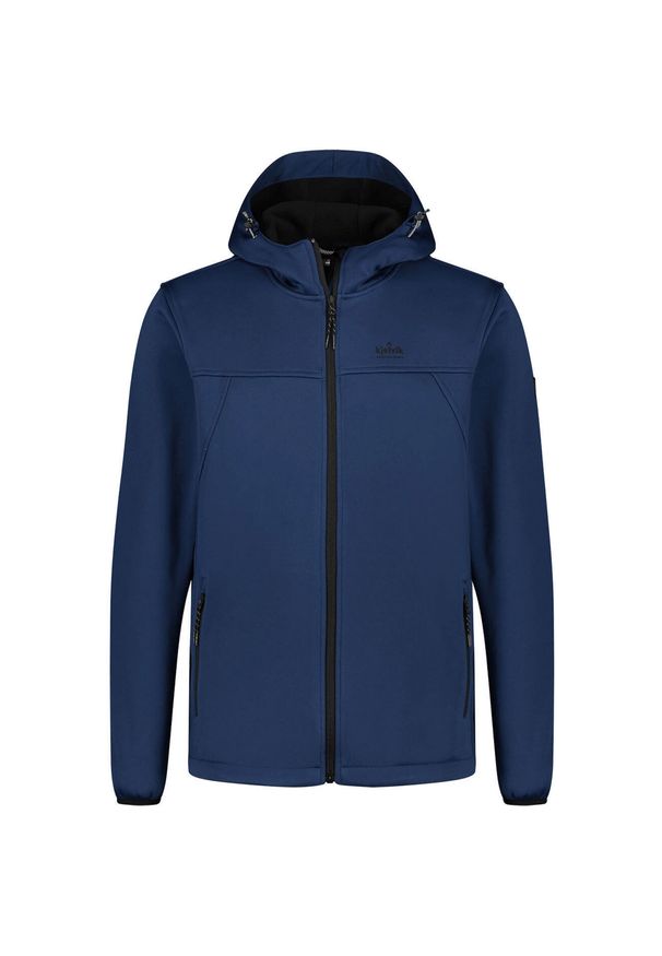ZSPORT - Męska kurtka softshell Kjelvik Dario Blue S. Kolor: niebieski. Materiał: softshell. Sport: turystyka piesza