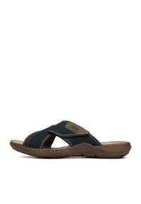 Rieker Klapki CEO-22089-14 Granatowy. Kolor: niebieski. Materiał: skóra #5