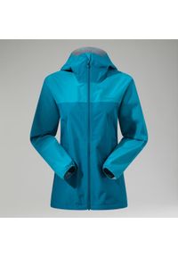 Kurtka przeciwdeszczowa damska Berghaus Deluge Pro 3.0. Kolor: niebieski. Sport: turystyka piesza #1