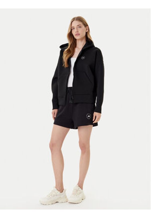 Adidas by Stella McCartney - adidas by Stella McCartney Bluza JV7036 Czarny Loose Fit. Kolor: czarny. Materiał: syntetyk