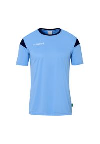UHLSPORT - Koszulka dla dzieci Uhlsport Squad 27. Kolor: niebieski. Długość rękawa: krótki rękaw. Długość: krótkie. Wzór: napisy. Sport: piłka nożna #1
