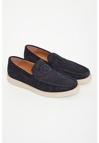 Baldinini - Loafersy męskie skórzane BALDININI. Materiał: skóra #1