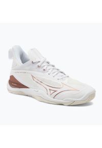 Buty do piłki ręcznej damskie Mizuno Wave Mirage 4. Kolor: biały. Model: Mizuno Wave. Sport: bieganie