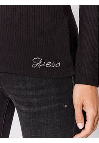 Guess Bluzka W2YP46 KBCO2 Czarny Slim Fit. Kolor: czarny. Materiał: wiskoza #2