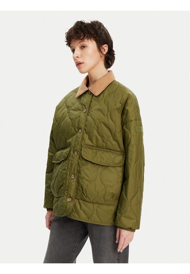 Napapijri Kurtka przejściowa Secret NP0A4IFA Zielony Regular Fit. Kolor: zielony. Materiał: syntetyk