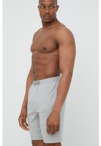 Calvin Klein Underwear szorty piżamowe męskie kolor szary gładka. Kolor: szary. Materiał: dzianina. Wzór: gładki #2