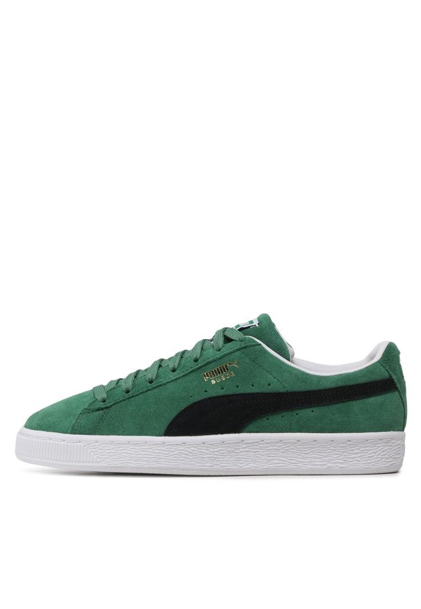 Sneakersy Puma 374915 67 Vine/Puma Black/Puma White. Kolor: zielony. Materiał: zamsz, skóra